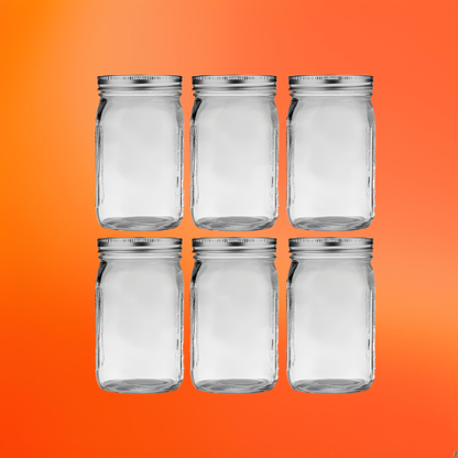 FoodVault™ Wide-Mouth Glass Jars