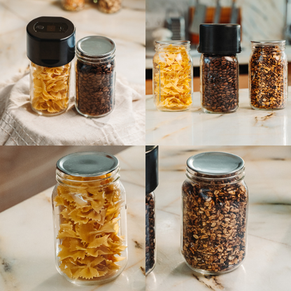 FoodVault™ Wide-Mouth Glass Jars