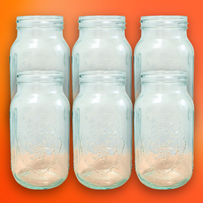 FoodVault™ Glass Mason Jars