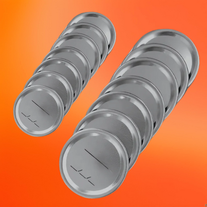 FoodVault™ Sealable Stainless-Steel Jar Lids